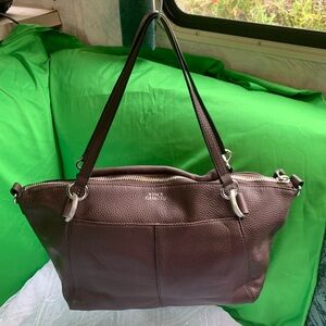 Vince Camuto Cherry Leather Shoulder Purse